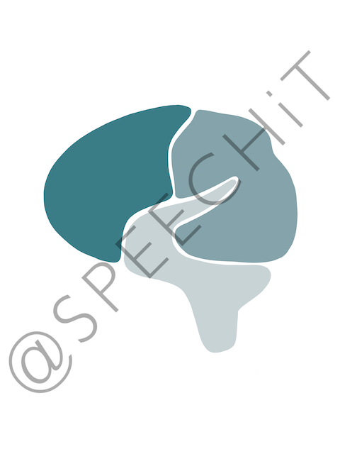BRAIN | ABSTRACT | blue digital poster