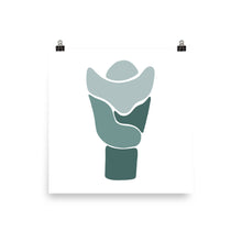 Load image into Gallery viewer, LARYNX | ABSTRACT | green poster
