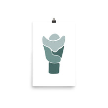 Load image into Gallery viewer, LARYNX | ABSTRACT | green poster
