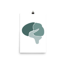Load image into Gallery viewer, BRAIN | ABSTRACT | green poster
