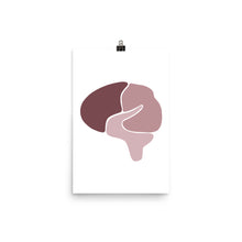 Load image into Gallery viewer, BRAIN | ABSTRACT | pink poster
