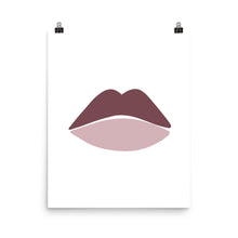 Load image into Gallery viewer, LIPS | ABSTRACT | pink poster
