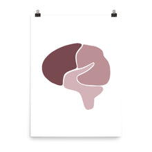 Load image into Gallery viewer, BRAIN | ABSTRACT | pink poster
