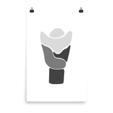 Load image into Gallery viewer, LARYNX | ABSTRACT | grey poster
