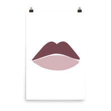 Load image into Gallery viewer, LIPS | ABSTRACT | pink poster
