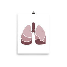 Load image into Gallery viewer, LUNGS | ABSTRACT | pink poster
