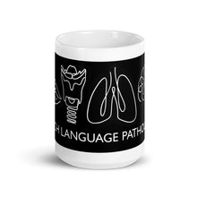 Load image into Gallery viewer, SPEECH LANGUAGE PATHOLOGY ANATOMY | LINE ART | dark mug
