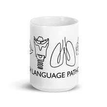 Load image into Gallery viewer, SPEECH LANGUAGE PATHOLOGY ANATOMY | LINE ART | light mug
