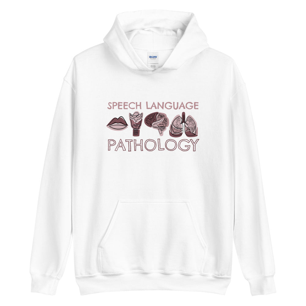 Speech Language Pathology | Pink anatomy | Hoodie