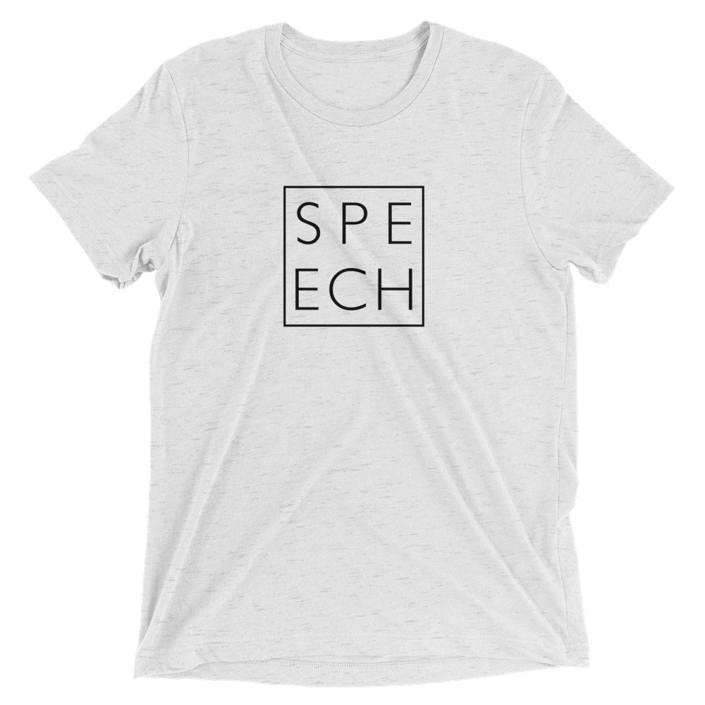 SPEECH | TEE | tri-blend - light